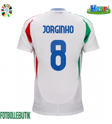 Italien Jorginho Frello #8 Bortatröja EM 2024 Kortärmad